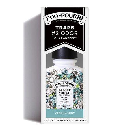 Poo-Pourri Vanilla Mint Scent Odor Eliminator 2 oz Liquid VM-002-CB